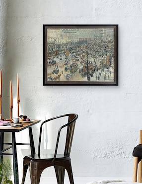 Cuadro decorativo Boulevard Des Italiens por Camille Pissarro técnica mixta Cuadros Jr