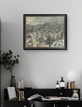 Cuadro decorativo Boulevard Des Italiens por Camille Pissarro técnica mixta Cuadros Jr