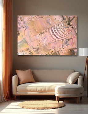 Cuadro decorativo Generica Abstracto Ocre Rosado