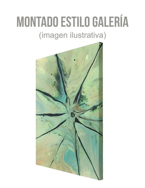 Cuadro decorativo Generica Abstracto Flor Jade