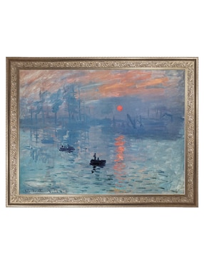 Cuadro decorativo enmarcado- monet – impresión: sol naciente de portfolio arts group técnica mixta Cuadros Jr