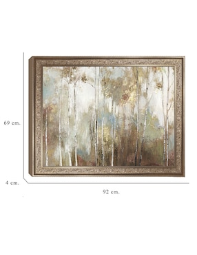 Cuadro decorativo Enmarcado Abedul fino III de Allison Pearce técnica mixta Cuadros JR
