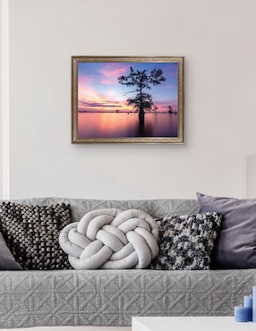 Cuadro decorativo Enmarcado- Atardecer del solsticio de verano de Andy Crawford mixta cuadros Jr
