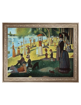 Cuadro decorativo Seurat – tarde de domingo en la isla de portfolio arts group técnica mixta Cuadros Jr