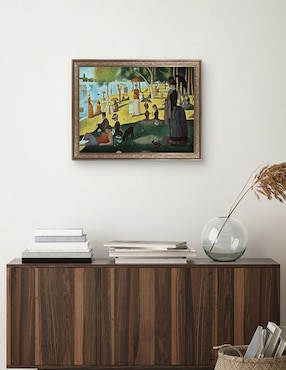 Cuadro decorativo Seurat – tarde de domingo en la isla de portfolio arts group técnica mixta Cuadros Jr