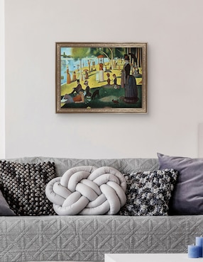 Cuadro decorativo Seurat – tarde de domingo en la isla de portfolio arts group técnica mixta Cuadros Jr