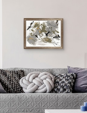 Cuadro decorativo Negro y dorado 1 de Dan Houston técnica mixta Cuadros Jr
