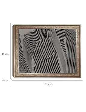 Cuadro decorativo Tejido gris I de Mike Schick técnica mixta Cuadros Jr