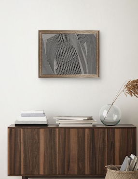 Cuadro decorativo Tejido gris I de Mike Schick técnica mixta Cuadros Jr