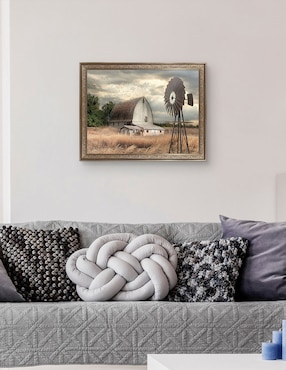 Cuadro decorativo Granja de la bahía Henderson de Lori Deiter técnica mixta Cuadros Jr