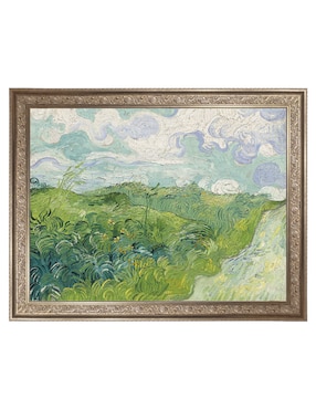 Cuadro decorativo Campos de trigo verde, Auvers (1890) de Vincent Van Gogh técnica mixta Cuadros Jr