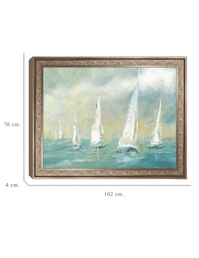 Cuadro decorativo Brisa marina de Carol Robinson técnica mixta Cuadros Jr