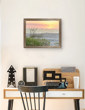 Cuadro decorativo Atardecer calmante de Mary Lou Johnson técnica mixta Cuadros Jr