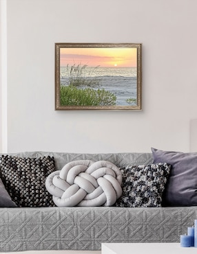 Cuadro decorativo Atardecer calmante de Mary Lou Johnson técnica mixta Cuadros Jr