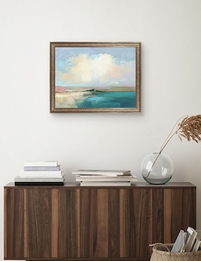 Cuadro decorativo Cielo costero de Julia Purinton técnica mixta Cuadros Jr