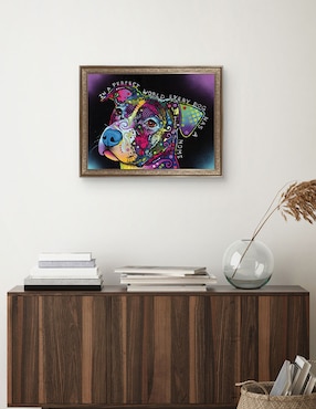 Cuadro decorativo En un mundo perfecto de Dean Russo técnica mixta Cuadros Jr