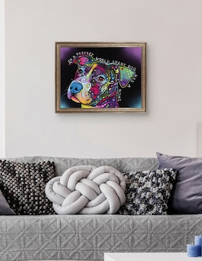 Cuadro decorativo En un mundo perfecto de Dean Russo técnica mixta Cuadros Jr