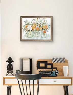 Cuadro decorativo Tres bellezas de Carol Robinson técnica mixta Cuadros Jr