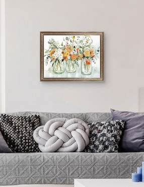 Cuadro decorativo Tres bellezas de Carol Robinson técnica mixta Cuadros Jr