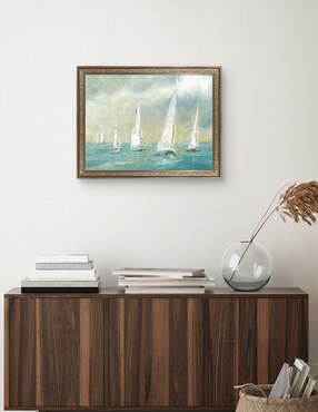 Cuadro decorativo Brisa marina de Carol Robinson técnica mixta Cuadros Jr