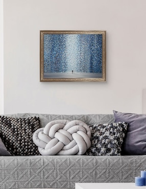 Cuadro decorativo Lluvia azul de Ekaterina Ermilkina técnica mixta Cuadros Jr