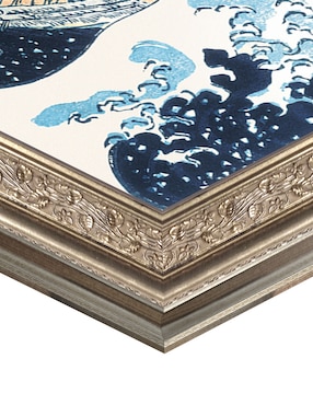 Cuadro decorativo Hokusai – La gran ola de Portfolio Arts Group técnica mixta Cuadros Jr