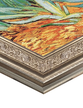 Cuadro decorativo Van Gogh – Jardín de iris de Portfolio Arts Group técnica mixta Cuadros Jr