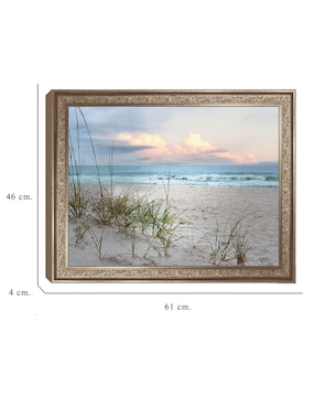 Cuadro decorativo Madera flotante de playa de Nan técnica mixta Cuadros Jr