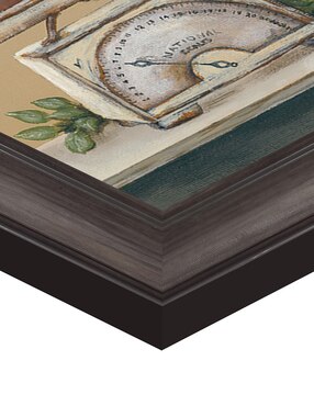 Cuadro decorativo Cocina de granja con jardín de Pam Britton técnica mixta Cuadros Jr