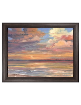 Cuadro decorativo Atardecer en Isla Coral de Paul Brent técnica mixta Cuadros Jr