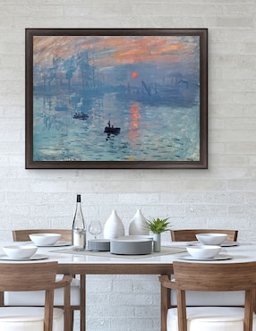 Cuadro decorativo Monet – Impresión: sol naciente de Portfolio Arts Group técnica mixta Cuadros Jr