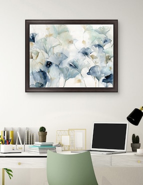Cuadro decorativo Ginkgo en esplendor de Carol Robinson técnica mixta Cuadros Jr