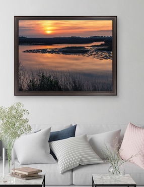 Cuadro decorativo Amanecer en Big Bend Florida de Andy Crawford técnica mixta Cuadros Jr
