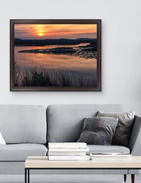 Cuadro decorativo Amanecer en Big Bend Florida de Andy Crawford técnica mixta Cuadros Jr