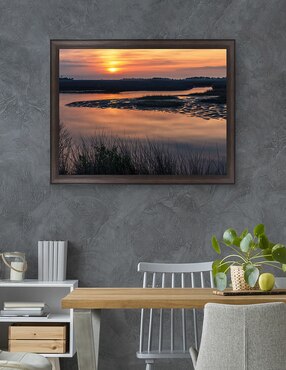 Cuadro decorativo Amanecer en Big Bend Florida de Andy Crawford técnica mixta Cuadros Jr