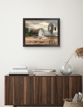 Cuadro decorativo Granja de la bahía Henderson de Lori Deiter técnica mixta Cuadros Jr