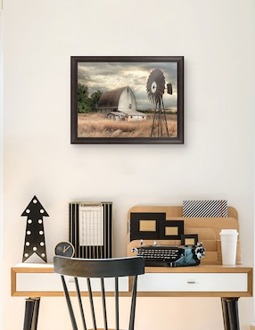 Cuadro decorativo Granja de la bahía Henderson de Lori Deiter técnica mixta Cuadros Jr