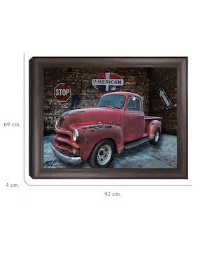 Cuadro decorativo Camioneta Chevrolet 1954 de Lori Hutchison técnica mixta Cuadros Jr