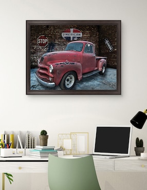 Cuadro decorativo Camioneta Chevrolet 1954 de Lori Hutchison técnica mixta Cuadros Jr