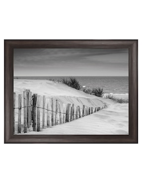 Cuadro decorativo Dunas en blanco y negro suave de DP Gallery técnica mixta Cuadros Jr
