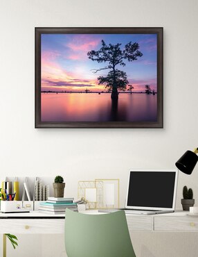 Cuadro decorativo Atardecer del solsticio de verano de Andy Crawford técnica mixta Cuadros Jr