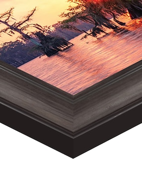 Cuadro decorativo Amanecer sobre el lago Palourde de Andy Crawford técnica mixta Cuadros Jr