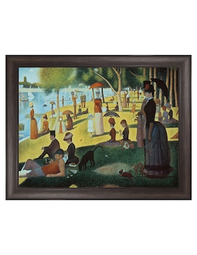Cuadro decorativo Seurat – Tarde de domingo en la isla de Portfolio Arts Group técnica mixta Cuadros Jr