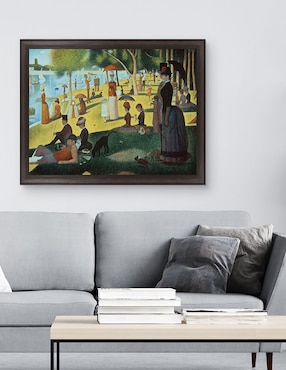 Cuadro decorativo Seurat – Tarde de domingo en la isla de Portfolio Arts Group técnica mixta Cuadros Jr