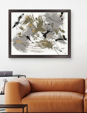 Cuadro decorativo Negro y dorado 1 de Dan Houston técnica mixta Cuadros Jr