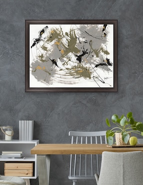 Cuadro decorativo Negro y dorado 1 de Dan Houston técnica mixta Cuadros Jr