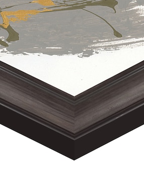 Cuadro decorativo Negro y dorado 1 de Dan Houston técnica mixta Cuadros Jr