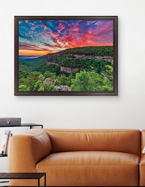 Cuadro decorativo Amanecer en Cloudland Canyon de Andy Crawford técnica mixta Cuadros Jr