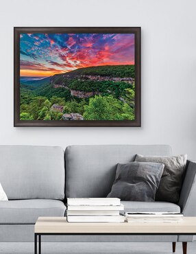 Cuadro decorativo Amanecer en Cloudland Canyon de Andy Crawford técnica mixta Cuadros Jr
