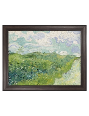 Cuadro decorativo Campos de trigo verde, Auvers (1890) de Vincent van Gogh técnica mixta Cuadros Jr